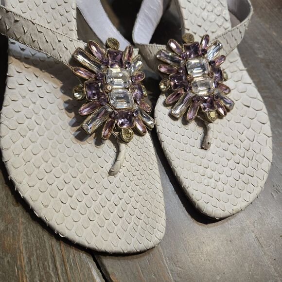 Rene Caovilla Crystal Gold Mules Sandals With Rhinestone Size 39.5 New - Picture 3 of 10